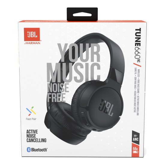 JBL Tune 660NC Casque Sans fil Arceau Appels/Musique Bluetooth Noir