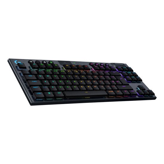 Logitech G G915 X LIGHTSPEED clavier Jouer USB + RF Wireless + Bluetooth AZERTY Français Noir