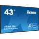 iiyama PROLITE LE4341S-B2 Écran plat de signalisation numérique 108 cm (42.5") LCD 350 cd/m² Full HD Noir 18/7