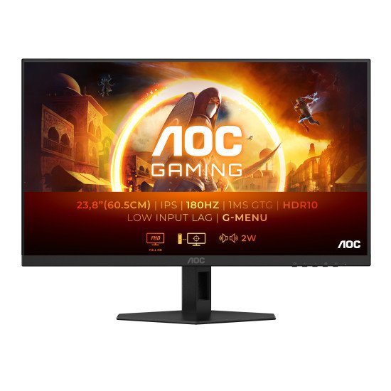 AOC 24G4XE écran PC 60,5 cm (23.8") 1920 x 1080 pixels Full HD LCD Noir, Gris