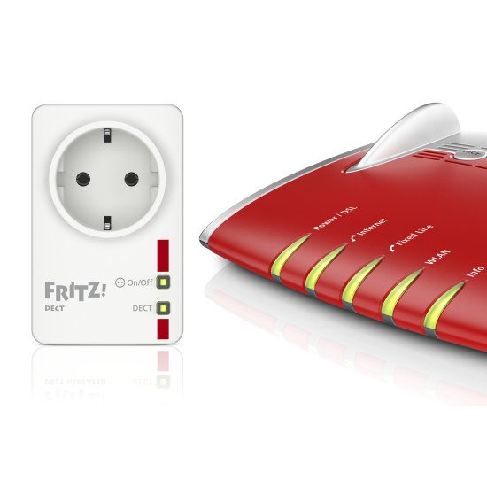 FRITZ!DECT 200 International Prise intelligente 1,1 W Maison Blanc