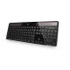 Logitech Wireless Solar Keyboard K750 clavier RF sans fil QWERTY Nordique Noir