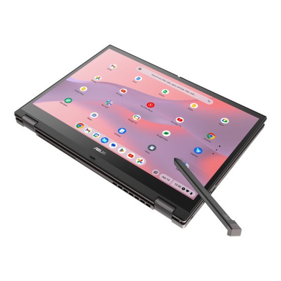 ASUS Chromebook CX34 Flip CB3401FBA-LZ0187 Intel® Core™ i5 i5-1235U 35,6 cm (14") Écran tactile WUXGA 16 Go LPDDR4x-SDRAM 256 Go SSD Wi-Fi 6E (802.11ax) ChromeOS Gris