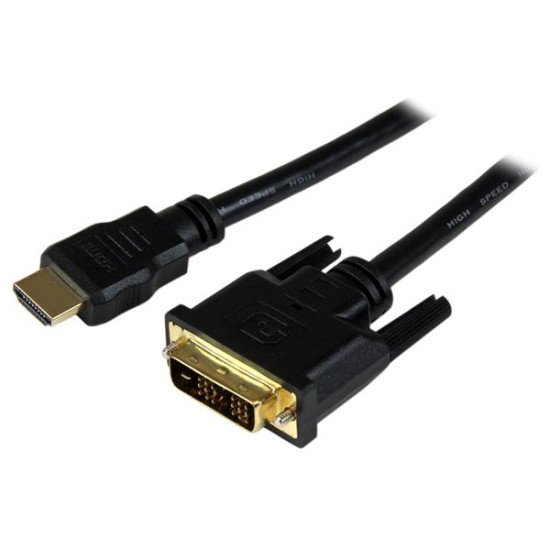 StarTech.com Câble HDMI vers DVI-D M/M 1,5 m - Cordon HDMI vers DVI-D Mâle / Mâle 1,5 Mètres