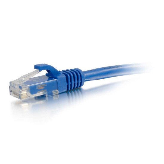 C2G Câble de raccordement réseau Cat5e avec gaine non blindé (UTP) de 0,3 M - Bleu