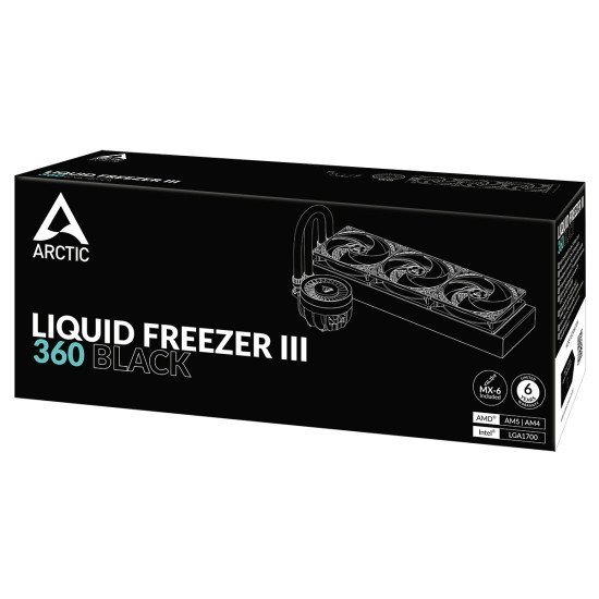 ARCTIC Liquid Freezer III 360 Processeur Refroidisseur de liquide tout-en-un 12 cm Noir 1 pièce(s)