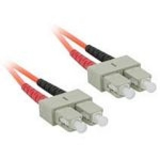 C2G 3m SC/SC LSZH Duplex 62.5/125 Multimode Fibre Patch Cable câble InfiniBand et à fibres optiques Orange