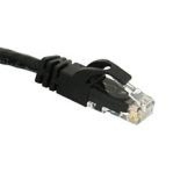 C2G Cat6 Snagless CrossOver UTP Patch Cable Black 1m câble de réseau Noir