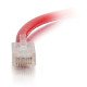 C2G Câble de raccordement réseau Cat5e sans gaine non blindé (UTP) de 0,5 M - Rouge