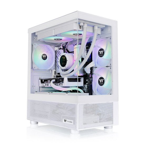 Thermaltake View 170 TG ARGB Snow Micro Tower Blanc