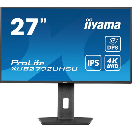 iiyama ProLite XUB2792UHSU-B6 écran PC 68,6 cm (27") 3840 x 2160 pixels 4K Ultra HD LED Noir