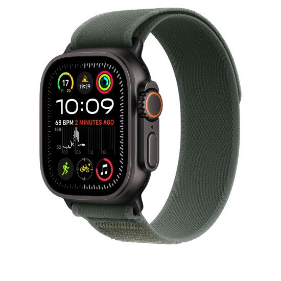 Apple MYQ43ZM/A accessoire intelligent à porter sur soi Bande Vert Nylon, Polyester, Spandex, Titane