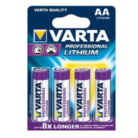 Varta 4x AA Lithium Batterie à usage unique