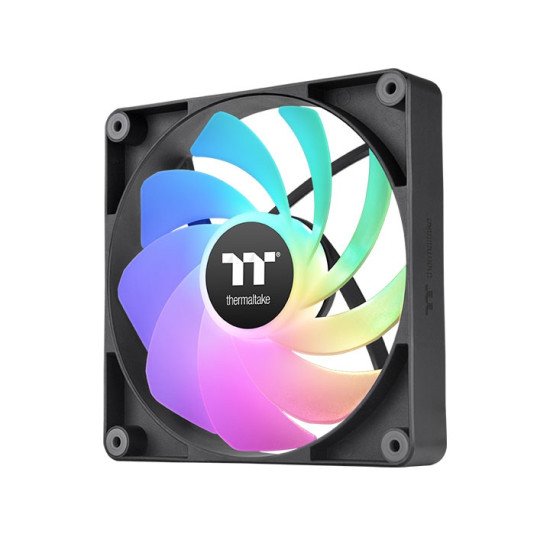 Thermaltake CT120 Reverse ARGB Boitier PC Ventilateur 12 cm Noir 2 pièce(s)