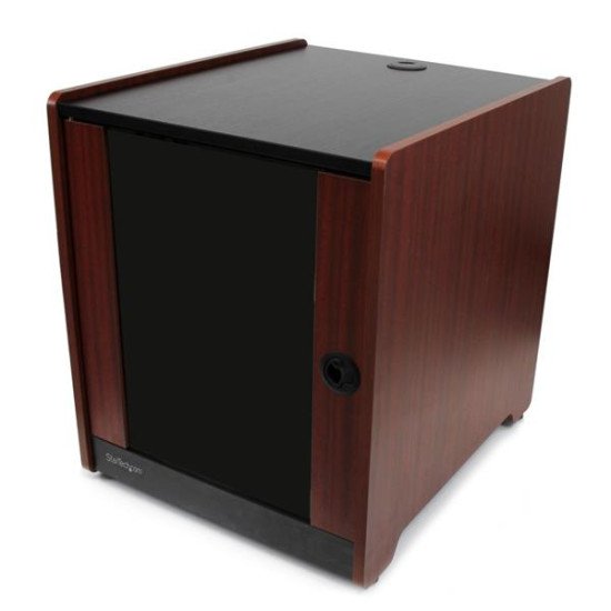 StarTech.com Armoire serveur 12U non-assemblé avec une finition du bois - Profondeur de 20,6