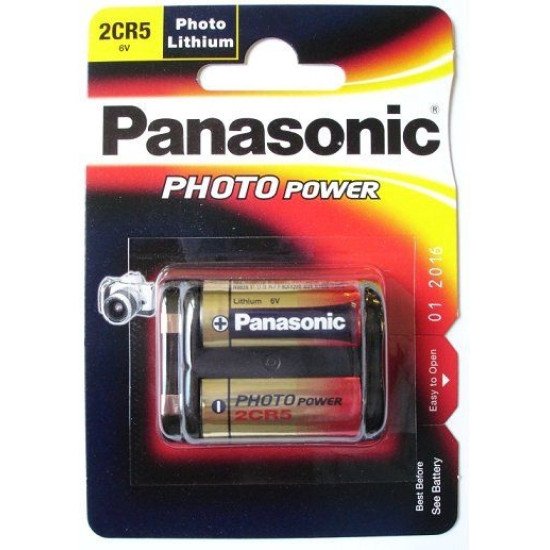 Panasonic Photo Lithium Battery 2CR5 Batterie à usage unique Oxyhydroxyde de nickel (NiOx)