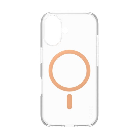 PanzerGlass CARE by PG Peachy MagSafe iPhone16 6.1 coque de protection pour téléphones portables Housse Transparent