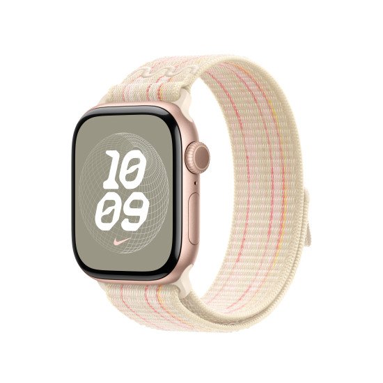 Apple MYJC3ZM/A accessoire intelligent à porter sur soi Bande Beige, Rose Nylon