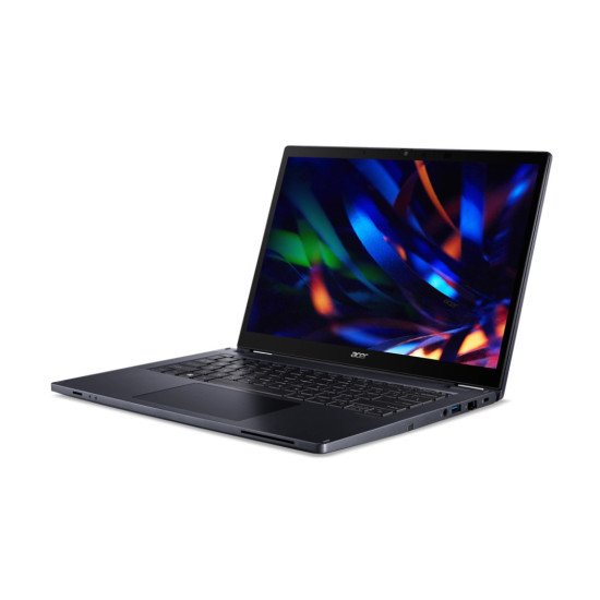 Acer TravelMate Spin P4 TMP414RN-53-TCO-51JS Hybride (2-en-1) 35,6 cm (14") Écran tactile WUXGA Intel® Core™ i5 i5-1335U 16 Go DDR4-SDRAM 512 Go SSD Wi-Fi 6E (802.11ax) Windows 11 Pro Bleu