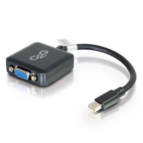 C2G 20cm Mini DisplayPort M / VGA F 0,2 m VGA (D-Sub) Noir