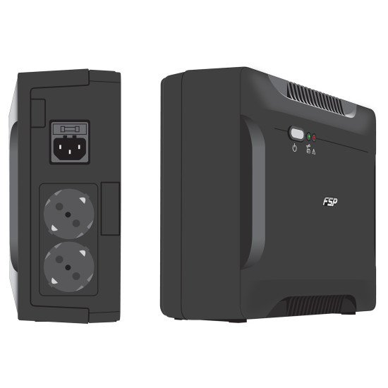 FSP/Fortron Nano 800 Veille 0,8 kVA 480 W 2 sortie(s) CA