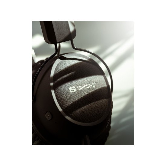 Sandberg 126-36 écouteur/casque Sans fil Arceau Jouer USB Type-C Bluetooth Noir