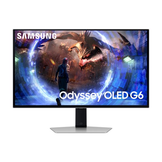 Samsung Odyssey G6 G60SD écran PC 68,6 cm (27") 2560 x 1440 pixels Quad HD OLED Argent