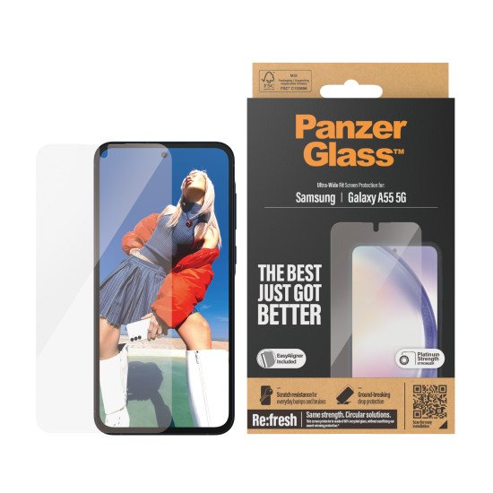 PanzerGlass Re Fresh Samsung New A54 5G UWF Protection d'écran transparent 1 pièce(s)