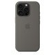 Apple Coque en silicone avec MagSafe pour iPhone 16 Pro - Gris minéral