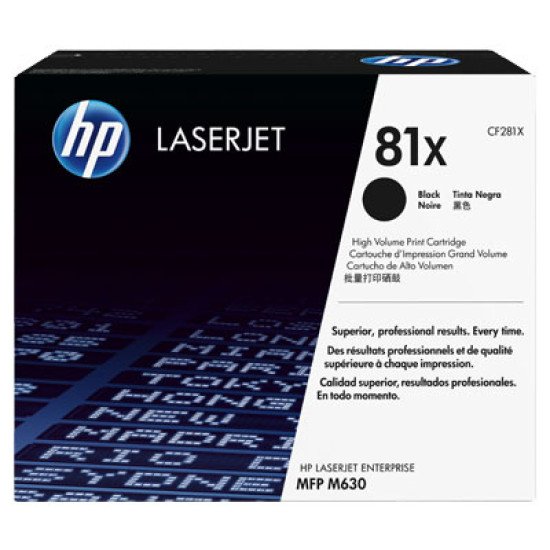 HP 81X / CF281X Toner Noir