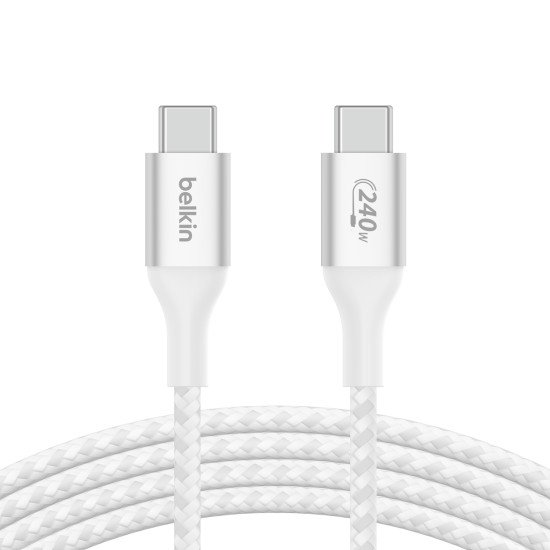 Belkin CAB015bt2MWH câble USB 2 m USB 2.0 USB C Blanc