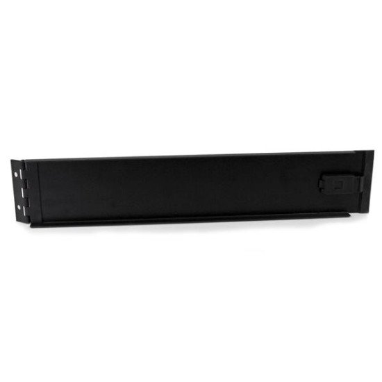 StarTech.com Panneau vierge solide à charnières pour rack de serveur 2U - Panneau de remplissage pour armoire