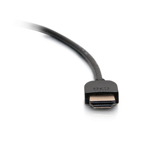 C2G Câble HDMI haut débit flexible avec connecteurs discrets, 30 cm - 4K 60 Hz