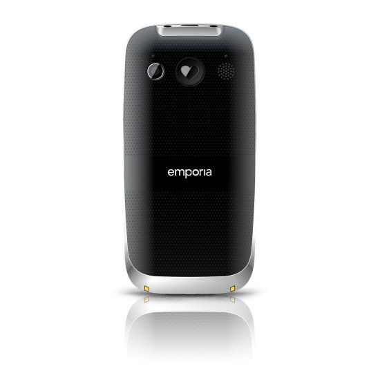 Emporia EUPHORIA 5,84 cm (2.3") 90 g Noir, Argent Téléphone pour seniors