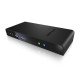 ICY BOX IB-DK2241AC Avec fil USB 3.2 Gen 1 (3.1 Gen 1) Type-A Noir