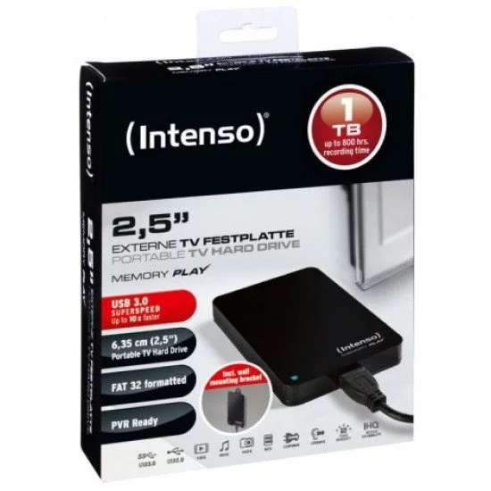 Disque dur externe INTENSO 3.5' 3 To USB 3.0 memory Center