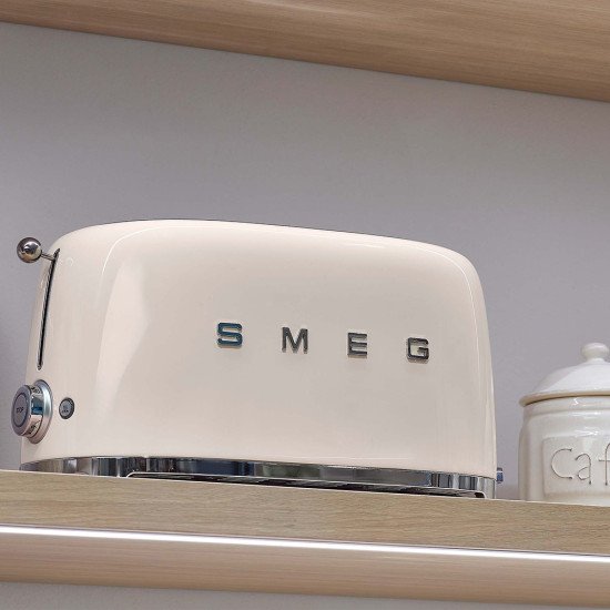 Smeg TSF02CREU grille-pain 4 part(s) 1500 W Crème