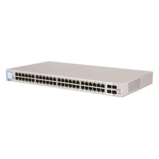 Ubiquiti Networks UniFi US-48-500W commutateur réseau Géré Gigabit Ethernet (10/100/1000) Argent 1U Connexion Ethernet, supportant l'alimentation via ce port (PoE)