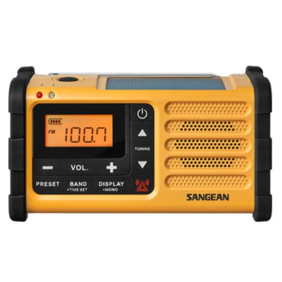 Sangean MMR-88 Radio portable Numérique Noir, Jaune