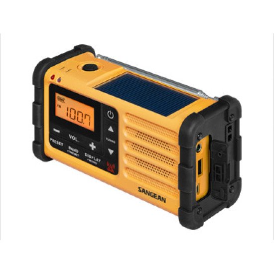 Sangean MMR-88 Radio portable Numérique Noir, Jaune