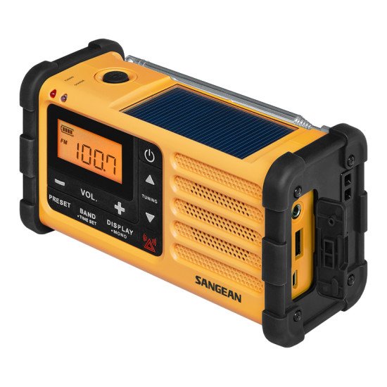 Sangean MMR-88 Radio portable Numérique Noir, Jaune