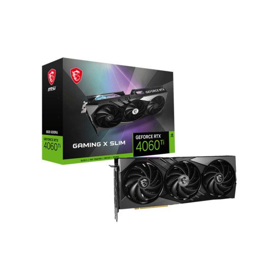 MSI GeForce RTX 4060 Ti GAMING X SLIM 8G NVIDIA 8 Go GDDR6