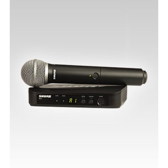 Shure BLX24E/PG58 Noir Microphone de scène/direct