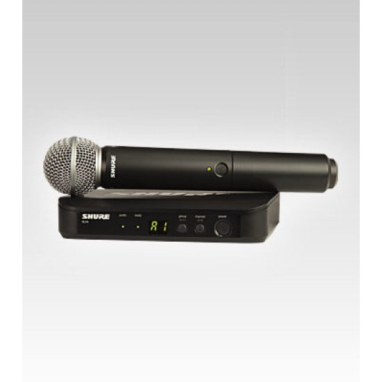 Shure BLX24/SM58 Noir Microphone de scène/direct