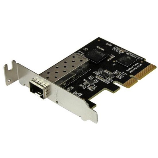 StarTech.com Carte réseau PCI Express à 1 port fibre optique 10 Gigabit Ethernet avec SFP+ ouvert - Adaptateur NIC PCIe x4