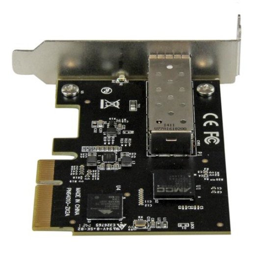 StarTech.com Carte réseau PCI Express à 1 port fibre optique 10 Gigabit Ethernet avec SFP+ ouvert - Adaptateur NIC PCIe x4