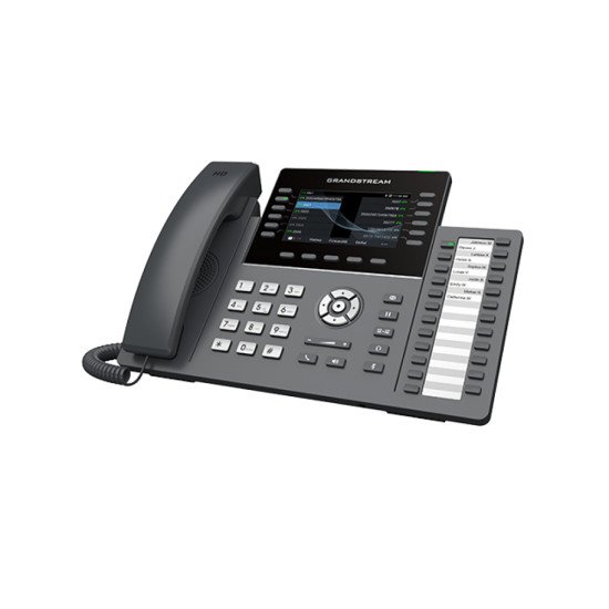 Grandstream Networks GRP2636 téléphone fixe Noir 12 lignes LCD Wifi