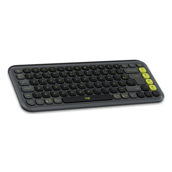 Logitech POP Icon Keys clavier Universel Bluetooth AZERTY Français Graphite, Vert