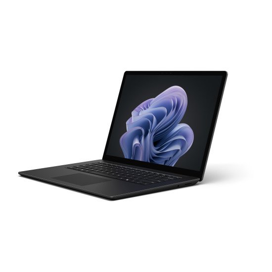 Microsoft Surface Laptop 6 Intel Core Ultra 5 135H Ordinateur portable 38,1 cm (15") Écran tactile 16 Go LPDDR5-SDRAM 256 Go SSD Wi-Fi 6E (802.11ax) Windows 11 Pro Noir