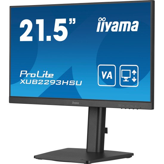 iiyama ProLite XUB2293HSU-B7 écran PC 54,6 cm (21.5") 1920 x 1080 pixels Full HD LED Noir